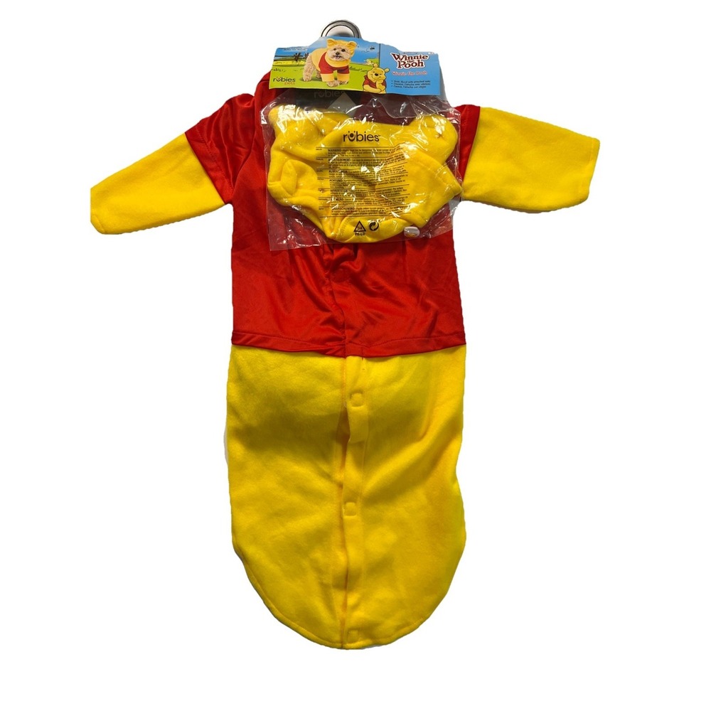 Rubies Disney Winnie the Pooh Dog Costume XL TV & Movie Yellow Red‎ Polyester